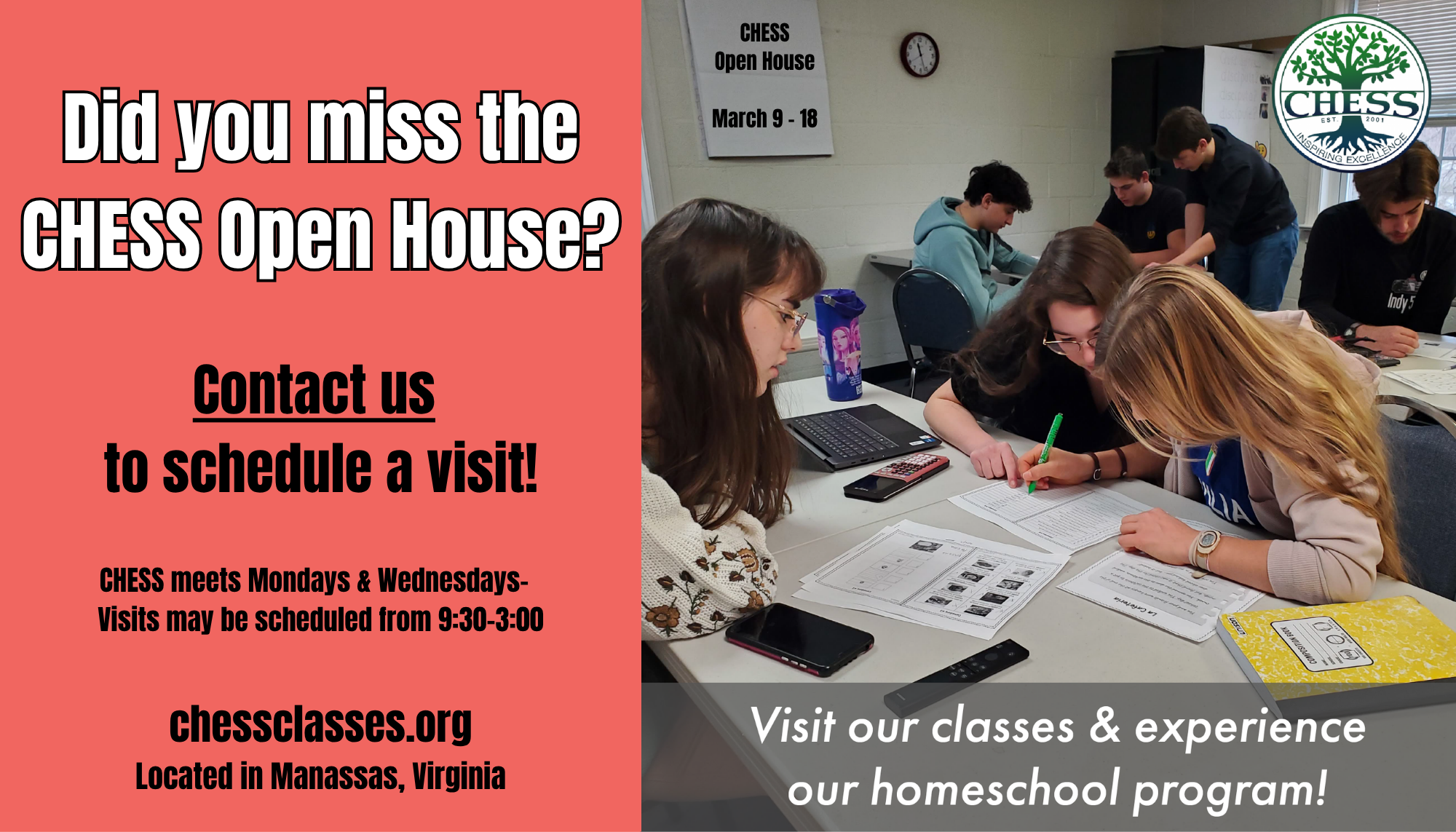 registration - energize and inspire your homeschool this year with an onsite or online course - 45+ courses to choose from | courses open to 4th to 12th grade students | meeting in person in manassas - early registration ends July 31